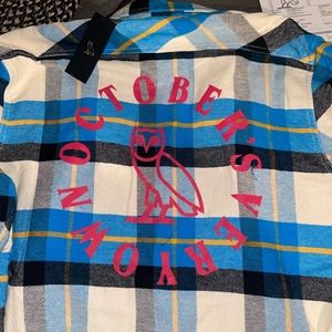 OVO Men’s XL Flannel new with tags/receipt